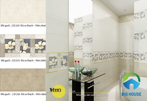 Cách chọn gạch ốp nhà vệ sinh Vitto Đẹp – Ấn tượng – Hiệu quả
