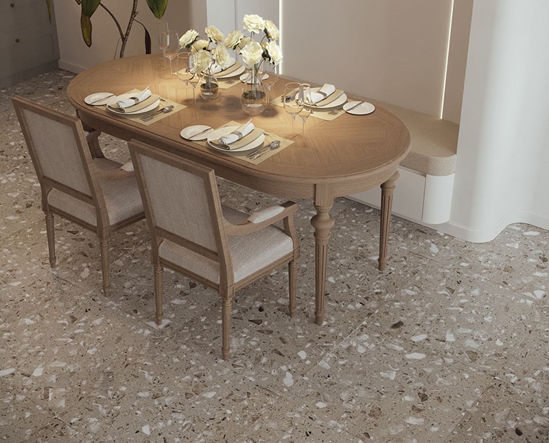 gạch giả đá 60x60 terrazzo Trung Quốc