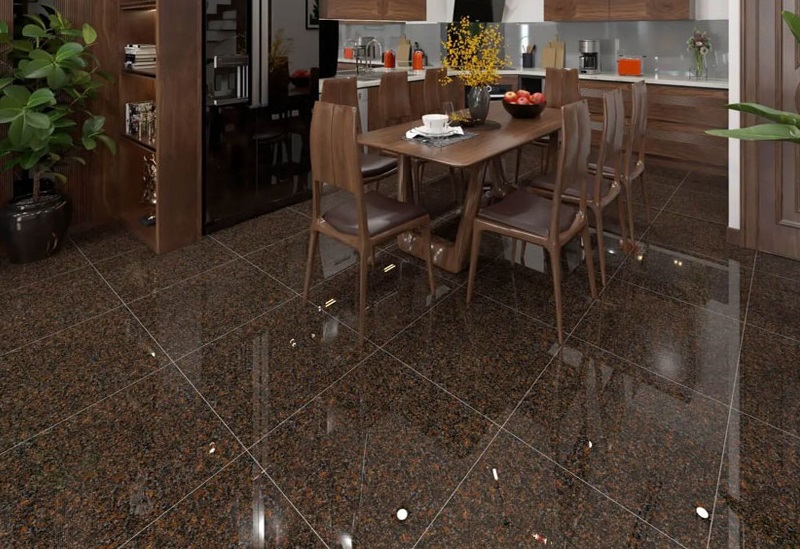 gạch giả đá hoa cương 60x60 màu nâu Vina Star KV6601